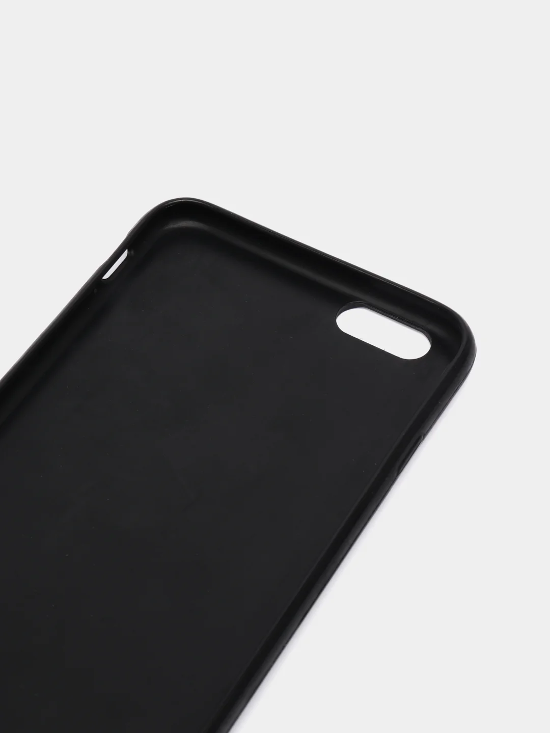 Голубой силиконовый чехол iPhone 6 Plus с рисунком галография