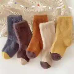 Белый детские носки утолщенные