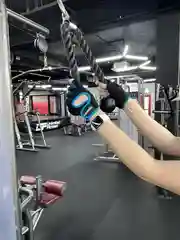 Голубой перчатки спортивные для фитнеса Espado