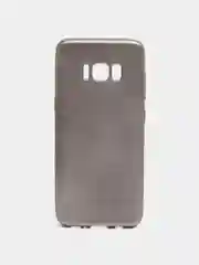 Серый однотонный силиконовый чехол  Samsung S9 S6 Edge + J7 2016 Note 5 J5 2017