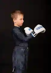 Синий перчатки боксерские RuscoSport