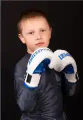 Синий перчатки боксерские RuscoSport