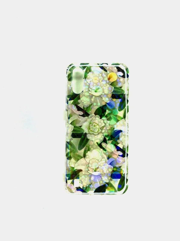 Чехол для Samsung A01 прозрачный с рисунками
