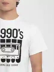 Белый футболка мужская