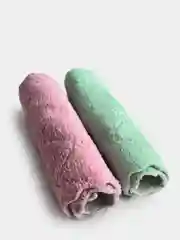 Серый кухонная тряпка из микрофибры, впитывающая, двухцветная, 2 штуки, 16 х 27 см