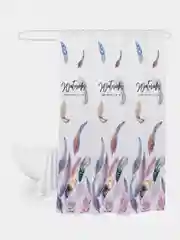 Белый занавеска для душа, 180 х 180