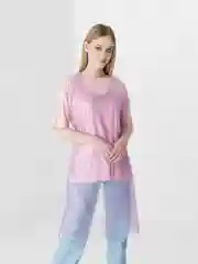 Фиолетовый фартук одноразовый полиэтиленовый, 10 штук