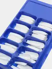 Молочный накладные ногти, 100 штук