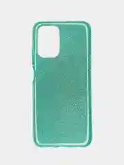 Зеленый чехол Xiaomi Redmi Note 10 / Redmi Note 10S / Poco M5s, Редми Нот 10, блестящий сияющий