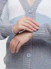 Серый кардиган женский