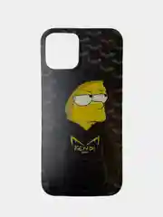 Серый чехол для iPhone 12, 12 Pro, 12 Pro Max, 11, XR, силикон с картинкой / рисунком