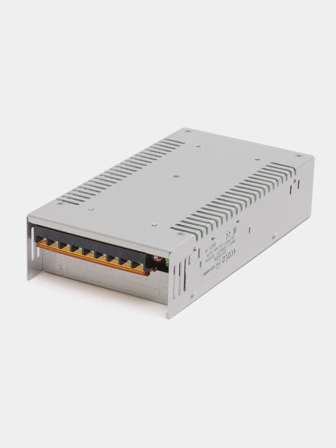 Блок питания для светодиодных лент 12V 400W IP20 вентилятор (интерьерный) Ecola B2L400ESB