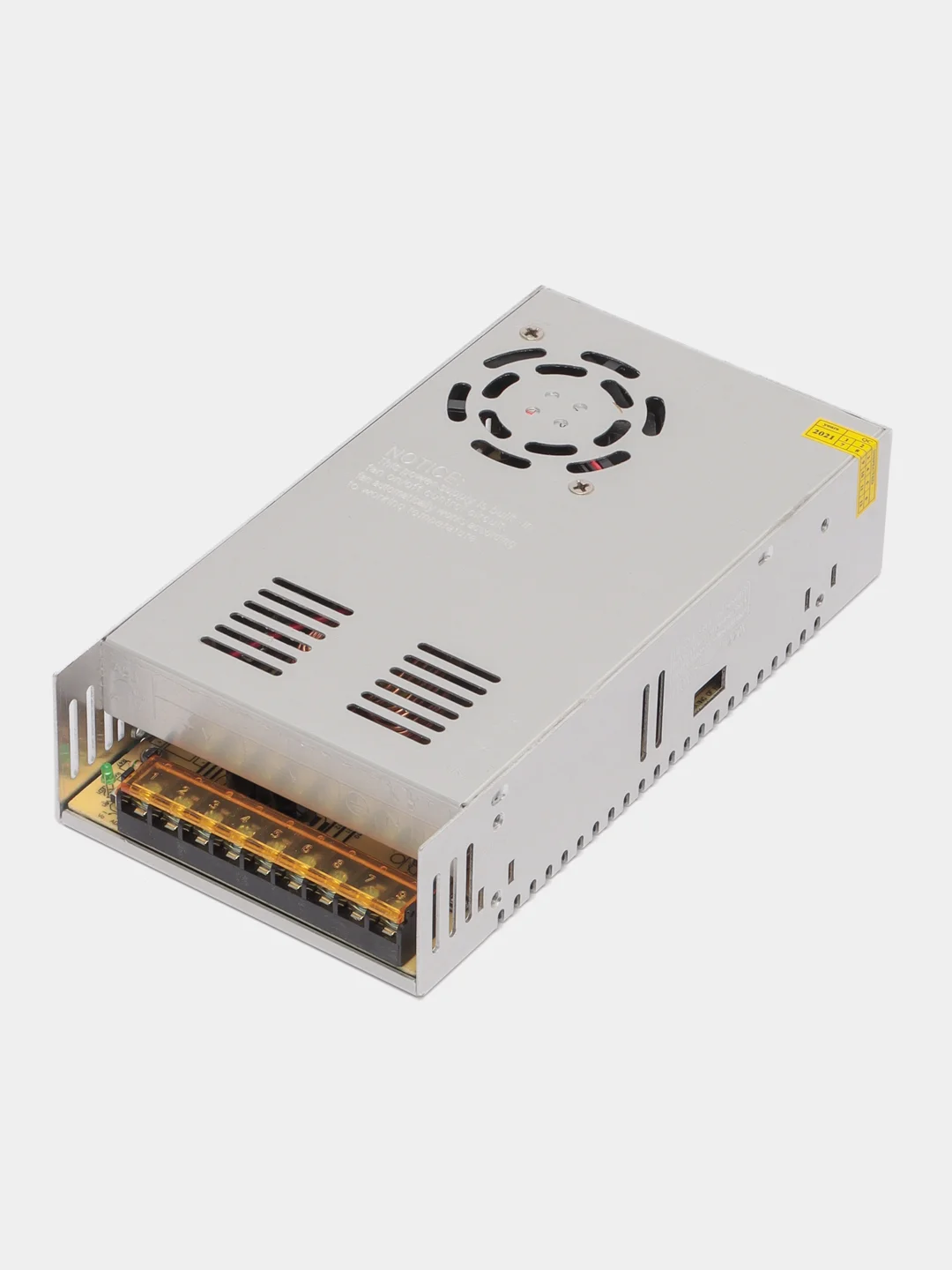 Блок питания для светодиодных лент 12V 400W IP20 вентилятор (интерьерный) Ecola B2L400ESB