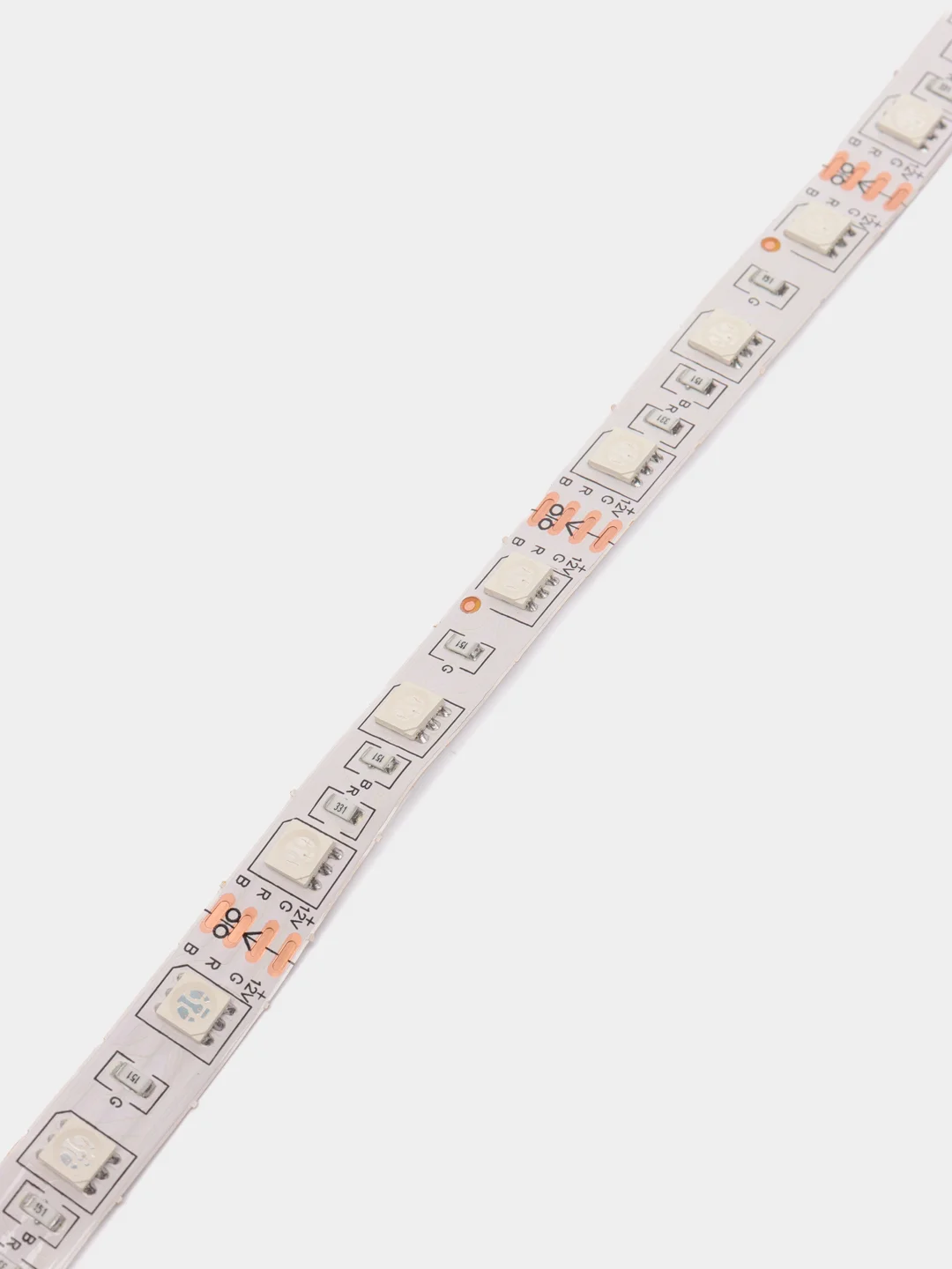 Лента светодиодная RGB Ecola P2LM1411B, многоцветная, 14,4W, 12V, 1 м, IP20, 60 диодов/м