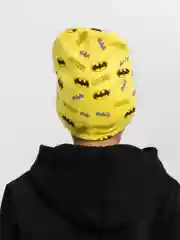 Желтый шапка для мальчика двухслойная