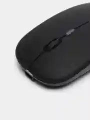 Серый металлик беспроводная бесшумная мышь, с подсветкой RGB