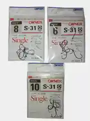 Крючки OWNER SINGLE S-31/ Крючки