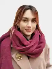 Белый брошь для одежды "Сова"