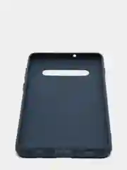 Темно-синий силиконовый однотонный матовый чехол на Samsung S10+ PLUS
