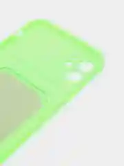 Салатовый чехол с карманом для карт для iPhone (Айфон) 11