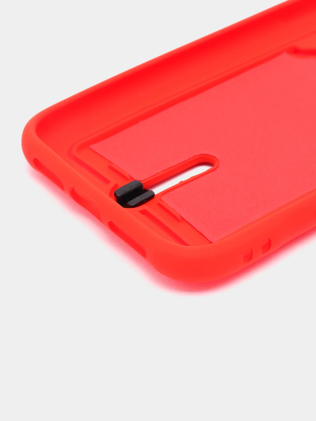 Красный чехол с карманом для карт для iPhone (Айфон) 11