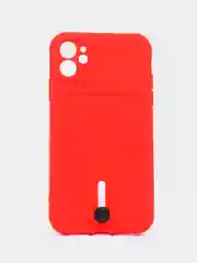 Красный чехол с карманом для карт для iPhone (Айфон) 11