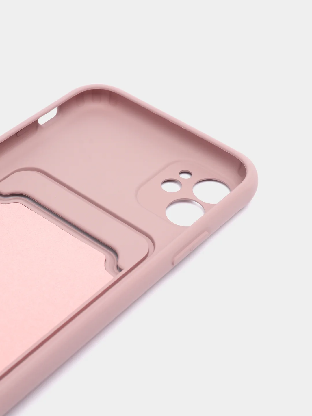 Бежевый чехол с карманом для карт для iPhone (Айфон) 11