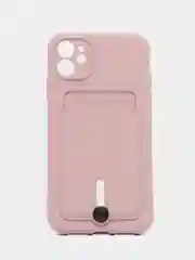Бежевый чехол с карманом для карт для iPhone (Айфон) 11