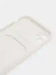 Белый чехол с карманом для карт для iPhone (Айфон) 11