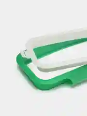 Зеленый держатель кухонный для пакетов, навесной, на дверцу шкафа