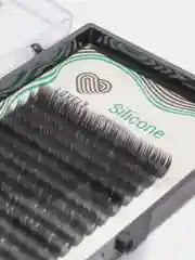 Ресницы для наращивания Lovely "Silicone", черные, 20 линий