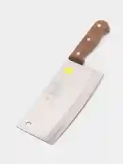 Нож-топор кухонный, с ручкой "под дерево"