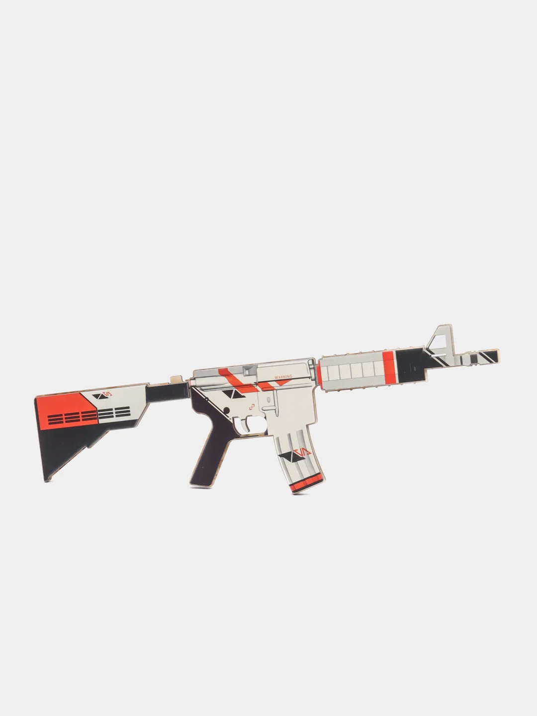 Белый деревянный автомат сувенир М4А4 Вой, Азимов кс го / cs go, сувенир игрушка