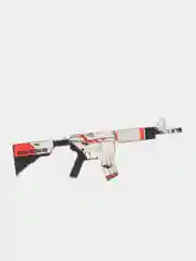 Белый деревянный автомат сувенир М4А4 Вой, Азимов кс го / cs go, сувенир игрушка