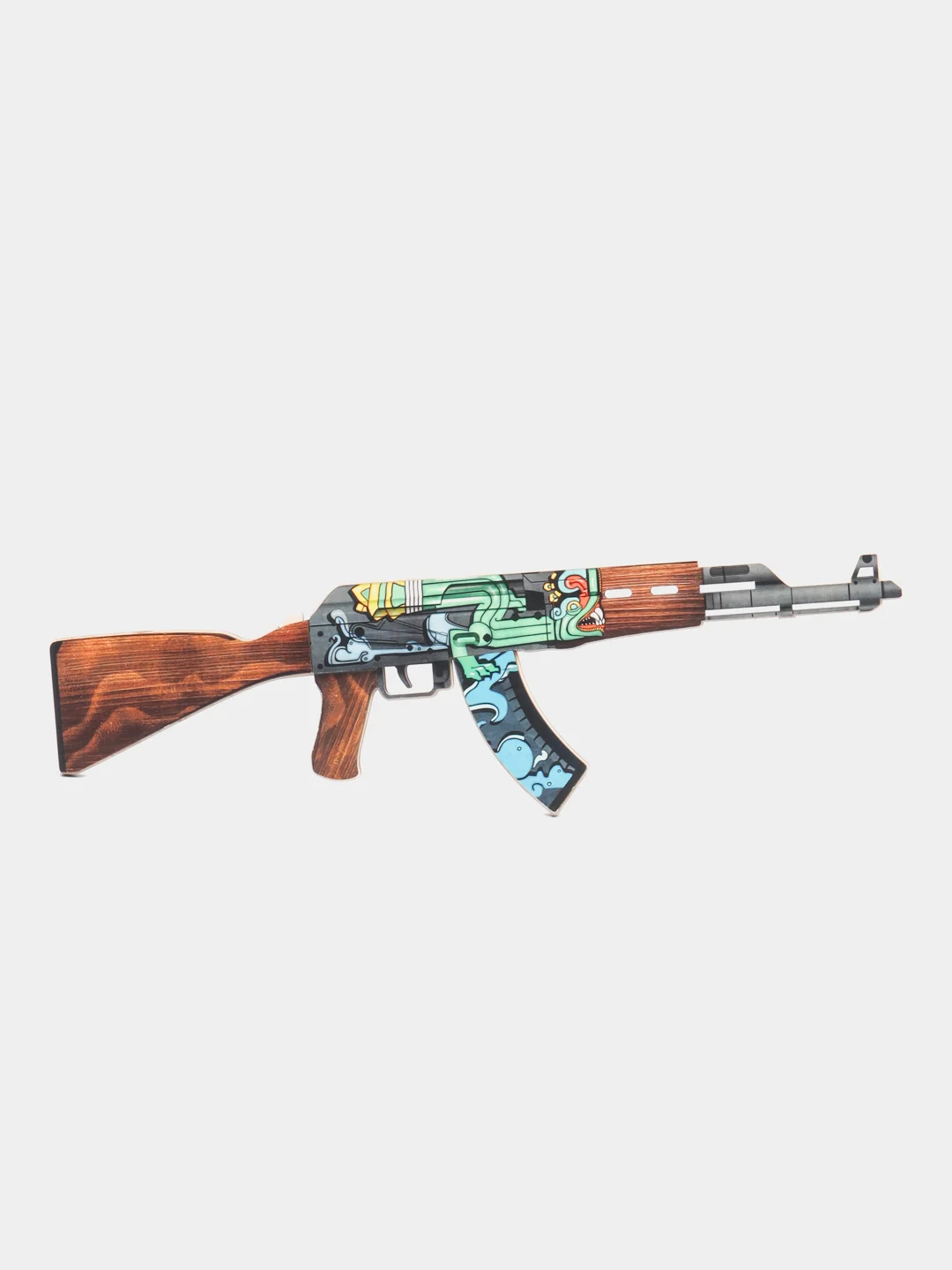Бежевый деревянный автомат АК-47 КС ГО /  CS GO