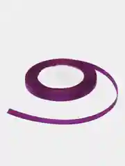 Фиолетовый атласная лента 6 мм, рулон 22 метра