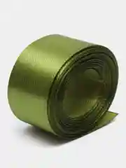 Тёмно-зелёный атласная лента 25 мм, рулон 22 метра