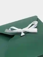 Тёмно-зелёный подарочная коробка