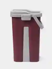 Бордовый швабра с отжимом и ведром