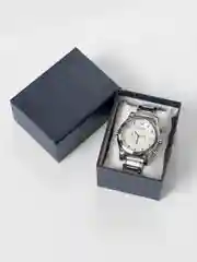 Серебряный мужские наручные часы