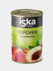 Персики в сиропе ISKA, половинки, 425 мл