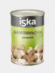 Грибы шампиньоны ISKA, резаные, 425 мл