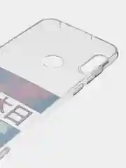 Алый силиконовый чехол на Honor 8A/8A Pro/Huawei Y6 2019/Y6s / Хонор 8А прозрачный, с рисунком