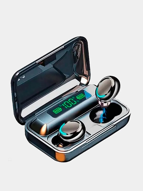 Беспроводные наушники TWS F9-5 2200 мА/ч, c функцией powerbank