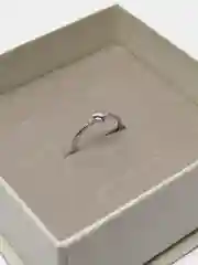 Серебряный кольцо серебряное "Сердце" в подарочной коробочке