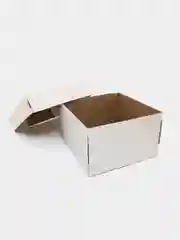 Бежевый коробка картонная самосборная, 4 объёма
