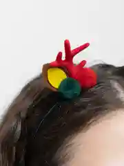 Зеленый ободок новогодний