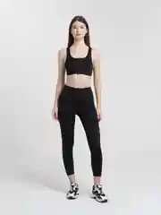 Черный легинсы женские, спортивные