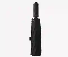 Черный зонт автоматический, складной, 10 спиц