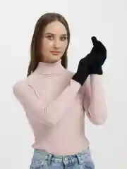 Черный перчатки